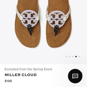 Brand new Tory Burch Miller cloud sandal. Women’s size 6.